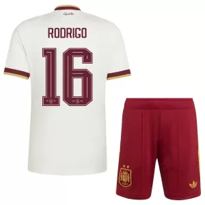 Spanien 2 Stars Rodrigo Hernández 16 Udebanetrøje Barn VM 2026
