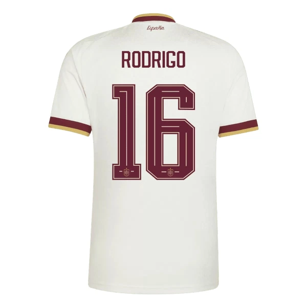 Spanien 2 Stars Rodrigo Hernández 16 Udebanetrøje VM 2026