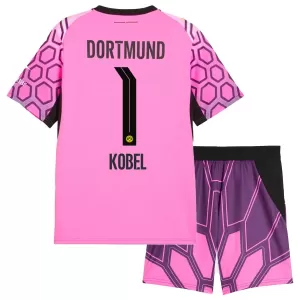 Borussia Dortmund Kobel 1 Målmand Udebanetrøje Barn 26/27 Lyserød