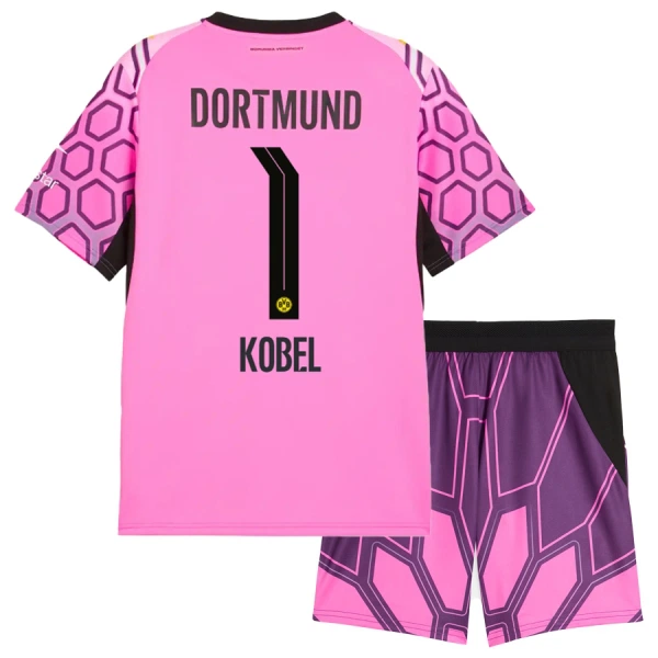 Borussia Dortmund Kobel 1 Målmand Udebanetrøje Barn 26/27 Lyserød