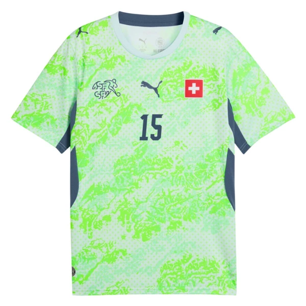 Schweiz Djibril Sow 15 Udebanetrøje VM 2026