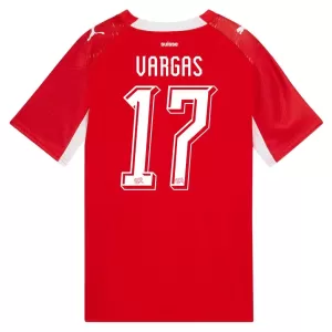 Schweiz Vargas 17 Hjemmebanetrøje VM 2026