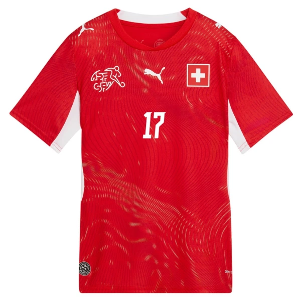 Schweiz Vargas 17 Hjemmebanetrøje VM 2026
