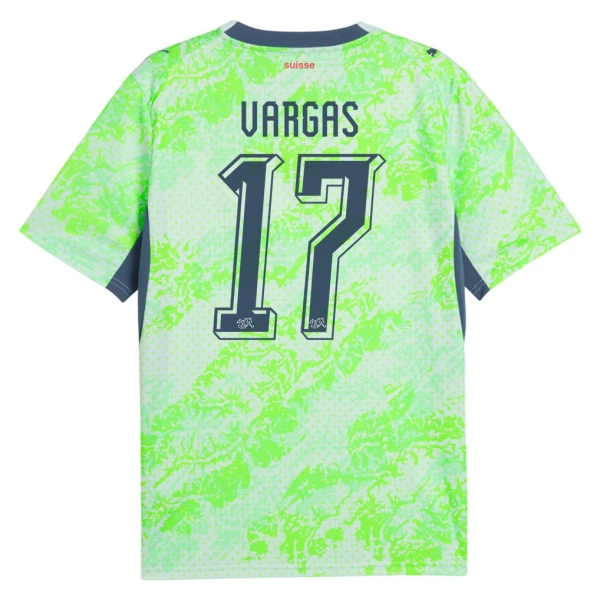 Schweiz Vargas 17 Udebanetrøje VM 2026 Schweiz Vargas 17 Udebanetrøje VM 2026