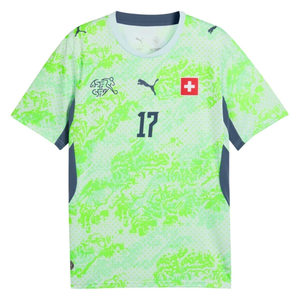 Schweiz Vargas 17 Udebanetrøje VM 2026