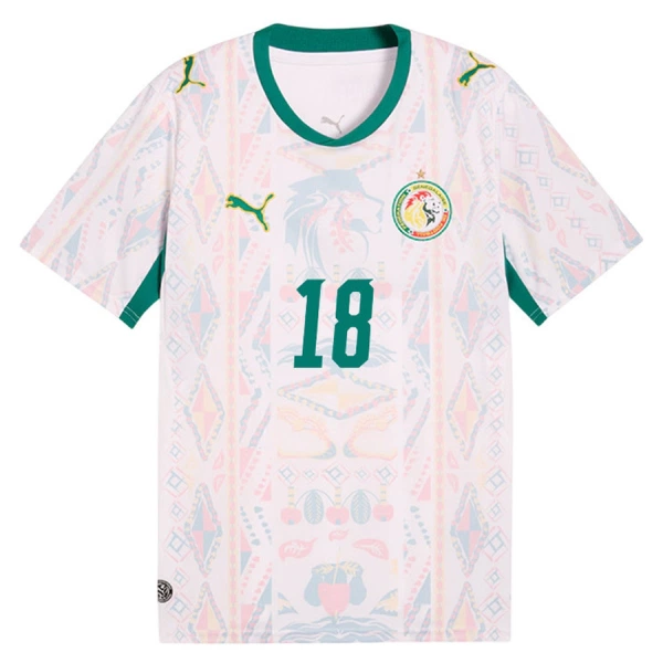 Senegal Sarr 18 Hjemmebanetrøje VM 2026