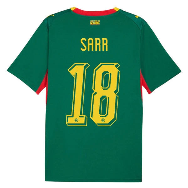 Senegal Sarr 18 Udebanetrøje VM 2026 Senegal Sarr 18 Udebanetrøje VM 2026