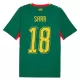 Senegal Sarr 18 Udebanetrøje VM 2026 Senegal Sarr 18 Udebanetrøje VM 2026