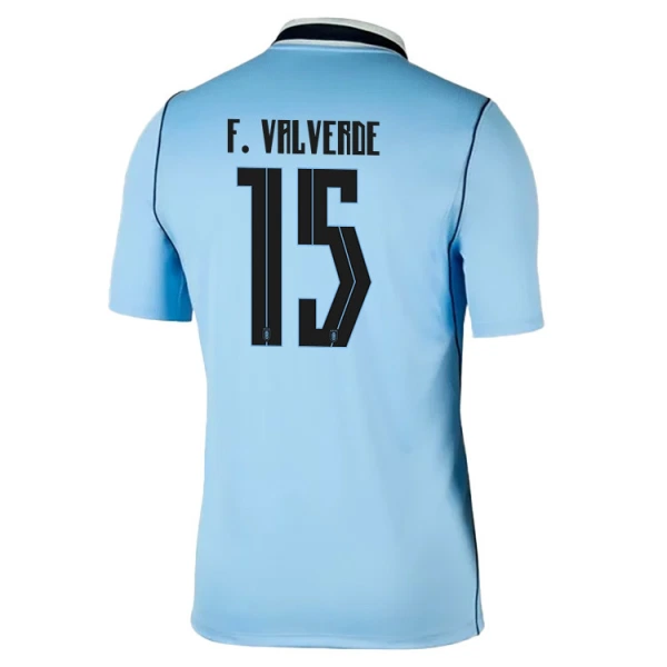 Uruguay Federico Valverde 15 Hjemmebanetrøje VM 2026 Uruguay Federico Valverde 15 Hjemmebanetrøje VM 2026