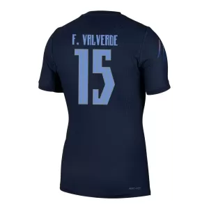 Uruguay Federico Valverde 15 Udebanetrøje VM 2026