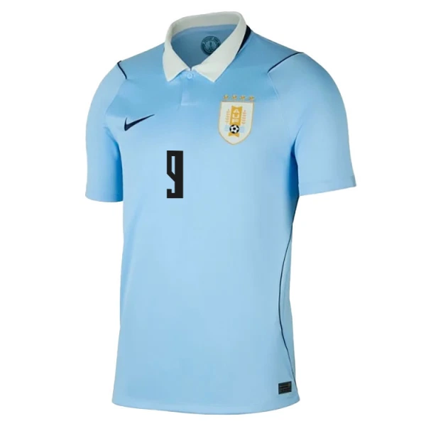 Uruguay Luis Suárez 9 Hjemmebanetrøje VM 2026