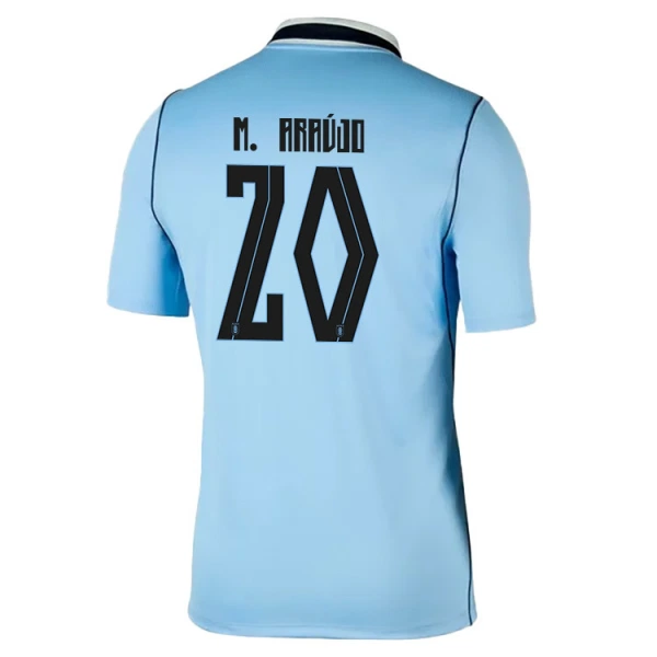 Uruguay Maximiliano Araujo 20 Hjemmebanetrøje VM 2026