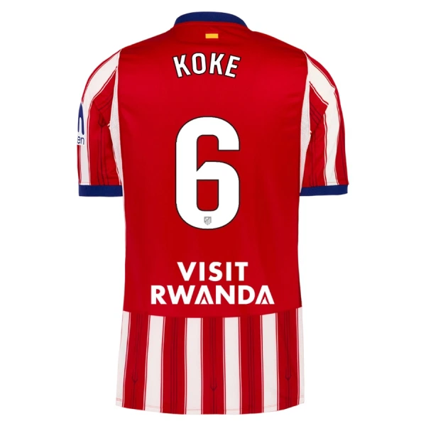 Atlético Madrid Koke 6 Hjemmebanetrøje 26/27 Atlético Madrid Koke 6 Hjemmebanetrøje 26/27