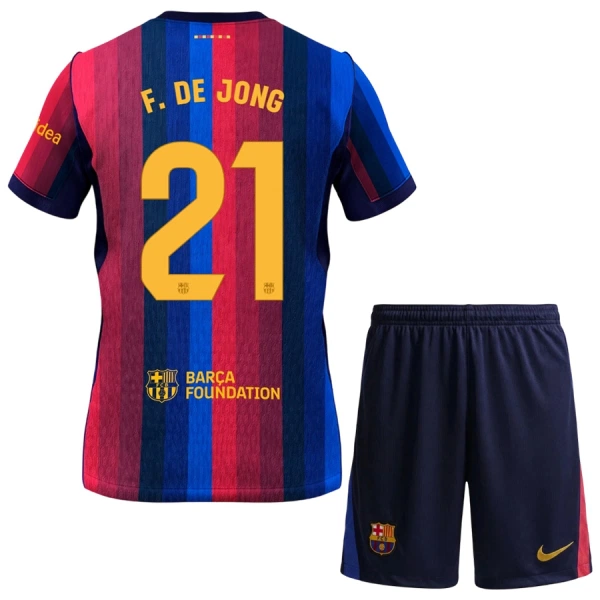 FC Barcelona Frenkie de Jong 21 Hjemmebanetrøje Barn 26/27 FC Barcelona Frenkie de Jong 21 Hjemmebanetrøje Barn 26/27