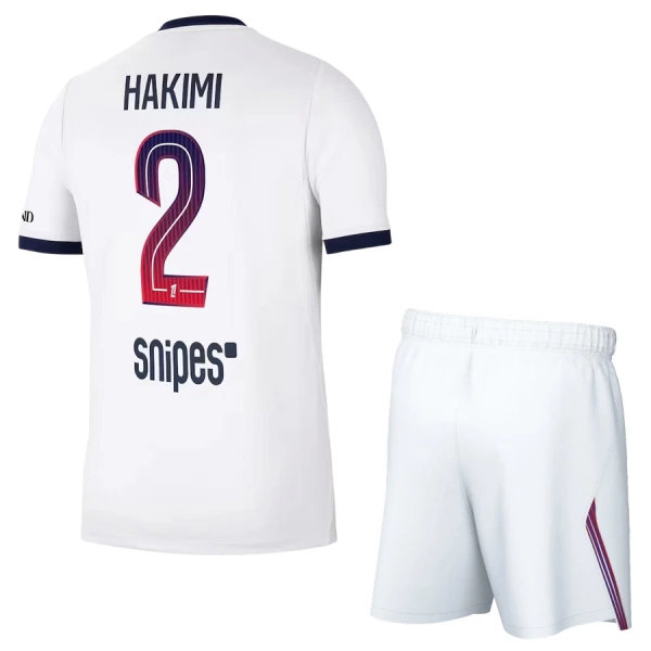 Paris Saint-Germain Achraf Hakimi 2 Udebanetrøje Barn 26/27 Paris Saint-Germain Achraf Hakimi 2 Udebanetrøje Barn 26/27