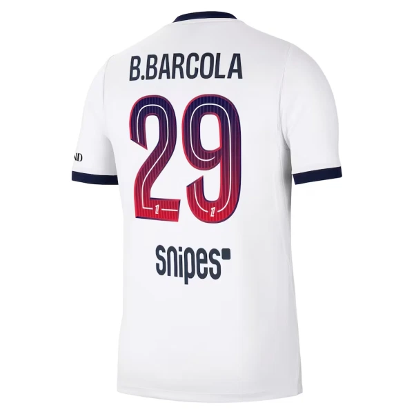 Paris Saint-Germain Bradley Barcola 29 Udebanetrøje 26/27