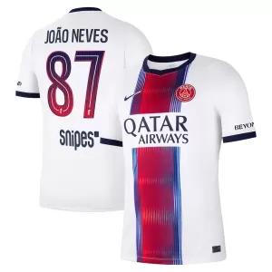 Paris Saint-Germain Joao Neves 87 Udebanetrøje 26/27