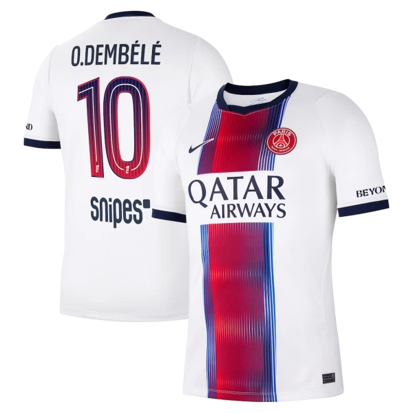 Paris Saint-Germain Ousmane Dembélé 10 Udebanetrøje 26/27 Paris Saint-Germain Ousmane Dembélé 10 Udebanetrøje 26/27