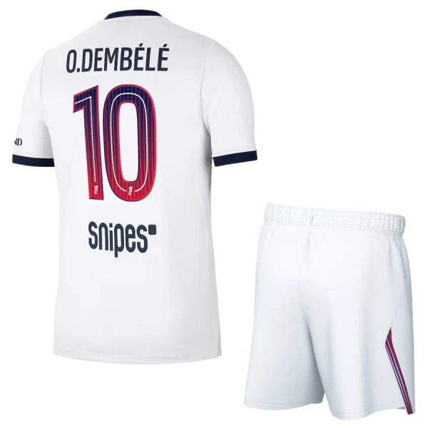 Paris Saint-Germain Ousmane Dembélé 10 Udebanetrøje Barn 26/27