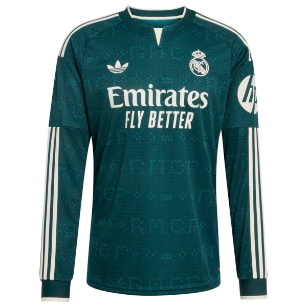 Real Madrid Udebanetrøje 26/27 Langærmet Real Madrid Udebanetrøje 26/27 Langærmet