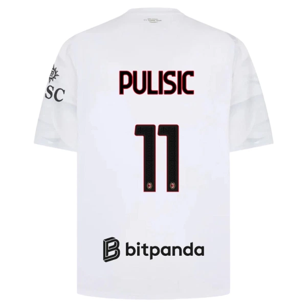 AC Milan Christian Pulišić 11 Udebanetrøje 26/27 AC Milan Christian Pulišić 11 Udebanetrøje 26/27