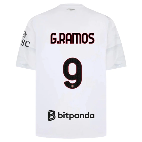 AC Milan G. Ramos 9 Udebanetrøje 26/27 AC Milan G. Ramos 9 Udebanetrøje 26/27