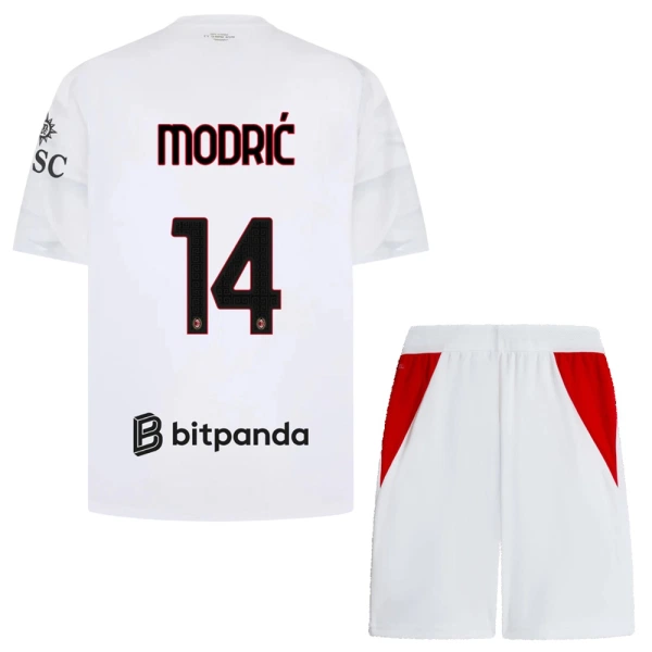 AC Milan Luka Modric 14 Udebanetrøje Barn 26/27 AC Milan Luka Modric 14 Udebanetrøje Barn 26/27