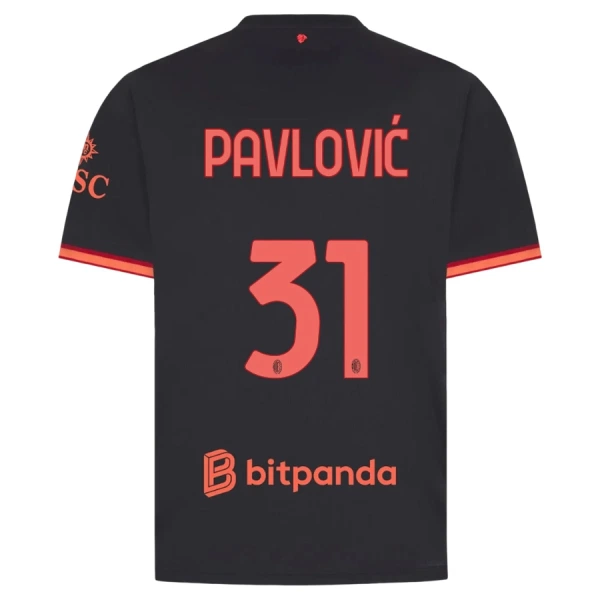 AC Milan Pavlovic 31 3. trøje 26/27 AC Milan Pavlovic 31 3. trøje 26/27