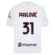 AC Milan Pavlovic 31 Udebanetrøje 26/27 AC Milan Pavlovic 31 Udebanetrøje 26/27
