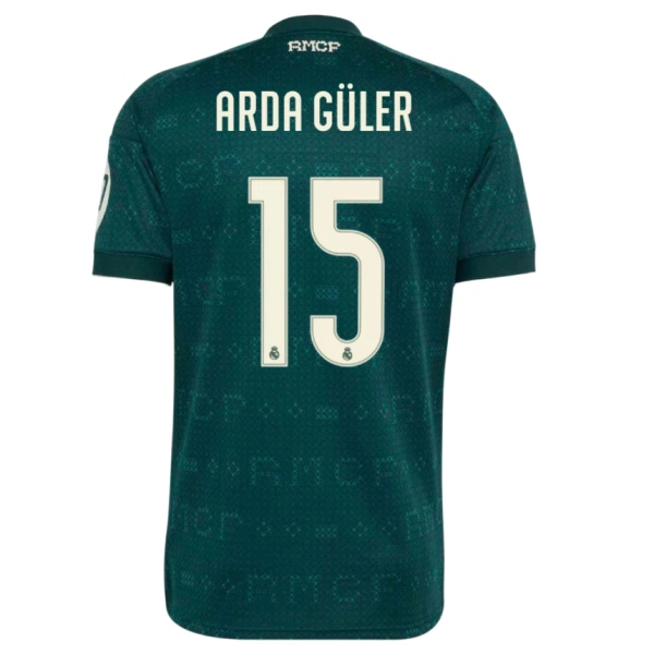 Real Madrid Arda Guler 15 Udebanetrøje 26/27 Real Madrid Arda Guler 15 Udebanetrøje 26/27