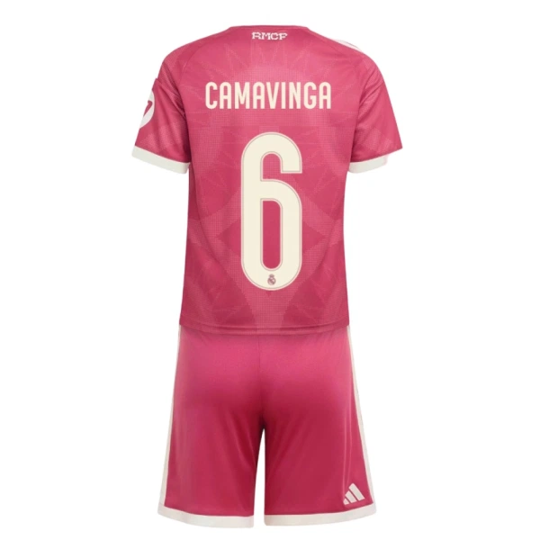 Real Madrid Eduardo Camavinga 6 3. trøje Barn 26/27 Real Madrid Eduardo Camavinga 6 3. trøje Barn 26/27