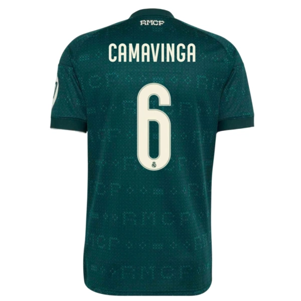 Real Madrid Eduardo Camavinga 6 Udebanetrøje 26/27 Real Madrid Eduardo Camavinga 6 Udebanetrøje 26/27