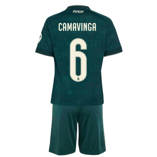 Real Madrid Eduardo Camavinga 6 Udebanetrøje Barn 26/27