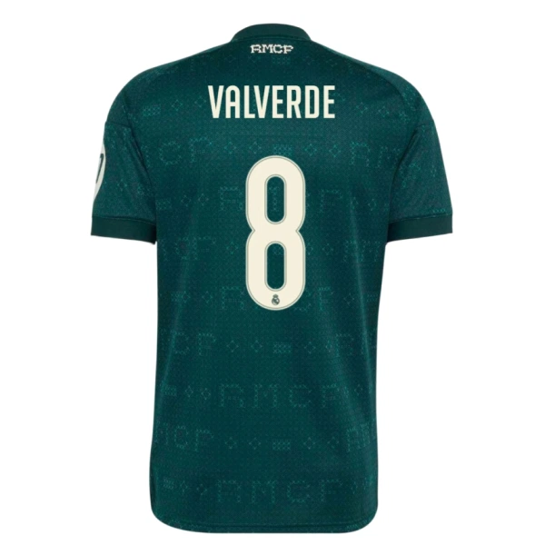 Real Madrid Federico Valverde 8 Udebanetrøje 26/27 Real Madrid Federico Valverde 8 Udebanetrøje 26/27