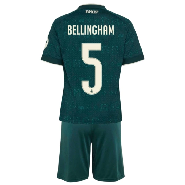 Real Madrid Jude Bellingham 5 Udebanetrøje Barn 26/27 Real Madrid Jude Bellingham 5 Udebanetrøje Barn 26/27