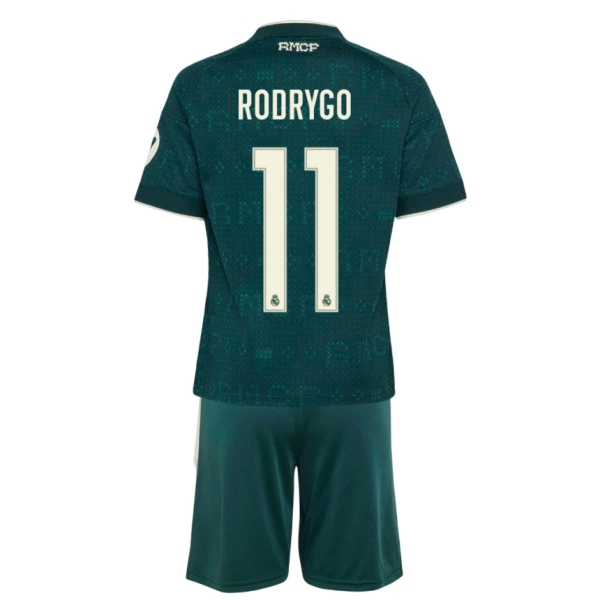Real Madrid Rodrygo Goes 11 Udebanetrøje Barn 26/27 Real Madrid Rodrygo Goes 11 Udebanetrøje Barn 26/27
