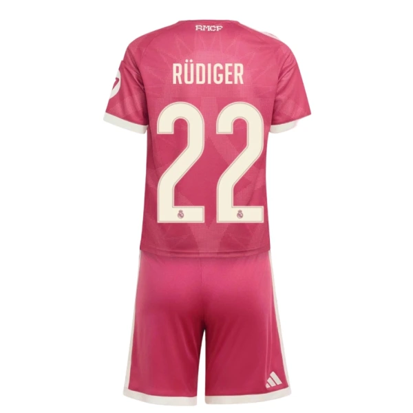 Real Madrid Rudiger 22 3. trøje Barn 26/27