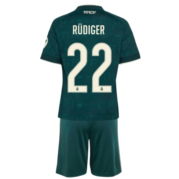 Real Madrid Rudiger 22 Udebanetrøje Barn 26/27 Real Madrid Rudiger 22 Udebanetrøje Barn 26/27