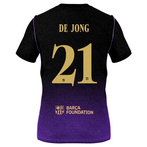 FC Barcelona Frenkie de Jong 21 Udebanetrøje 26/27 FC Barcelona Frenkie de Jong 21 Udebanetrøje 26/27
