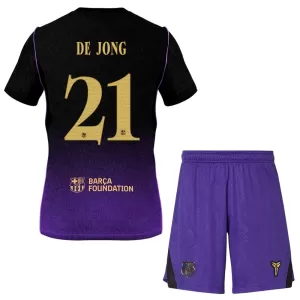 FC Barcelona Frenkie de Jong 21 Udebanetrøje Barn 26/27