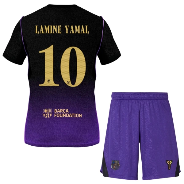FC Barcelona Lamine Yamal 10 Udebanetrøje Barn 26/27 FC Barcelona Lamine Yamal 10 Udebanetrøje Barn 26/27