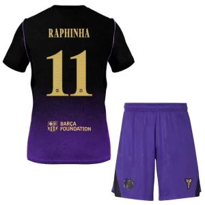 FC Barcelona Raphinha 11 Udebanetrøje Barn 26/27