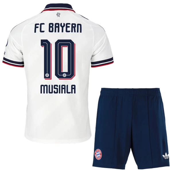 FC Bayern München Jamal Musiala 10 Udebanetrøje Barn 26/27 FC Bayern München Jamal Musiala 10 Udebanetrøje Barn 26/27
