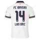 FC Bayern München Luis Díaz 14 Udebanetrøje Barn 26/27