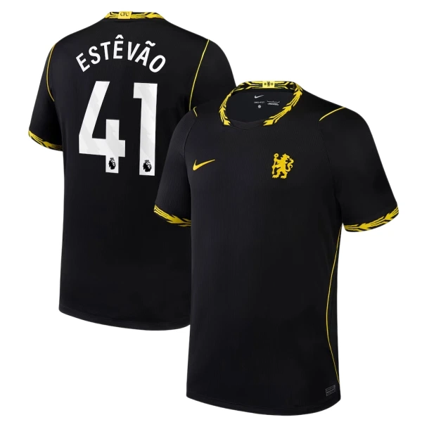 Chelsea Estevao 41 Udebanetrøje 26/27 Chelsea Estevao 41 Udebanetrøje 26/27