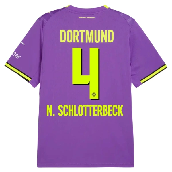 Borussia Dortmund N. Schlotterbeck 4 3. trøje 26/27 Borussia Dortmund N. Schlotterbeck 4 3. trøje 26/27
