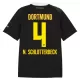 Borussia Dortmund N. Schlotterbeck 4 Udebanetrøje 26/27 Borussia Dortmund N. Schlotterbeck 4 Udebanetrøje 26/27