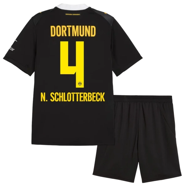 Borussia Dortmund N. Schlotterbeck 4 Udebanetrøje Barn 26/27