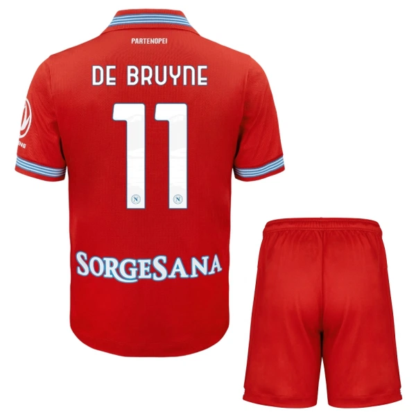 Napoli Kevin De Bruyne 11 3. trøje Barn 26/27 Napoli Kevin De Bruyne 11 3. trøje Barn 26/27