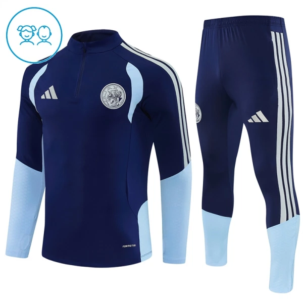 Ajax Amsterdam Trænings sweatshirt sæt Barn 26/27 Blå Ajax Amsterdam Trænings sweatshirt sæt Barn 26/27 Blå